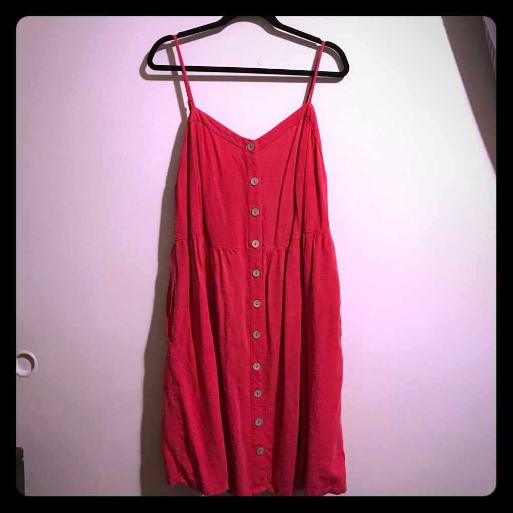 ♻️Universal Thread 2X Red Cotton Summer Dress